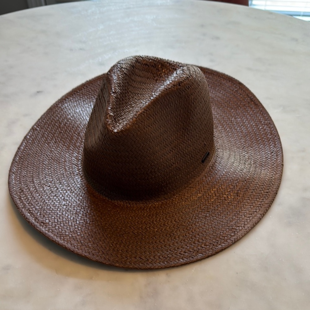 Brixton Brown Western Hat with Wide Brim